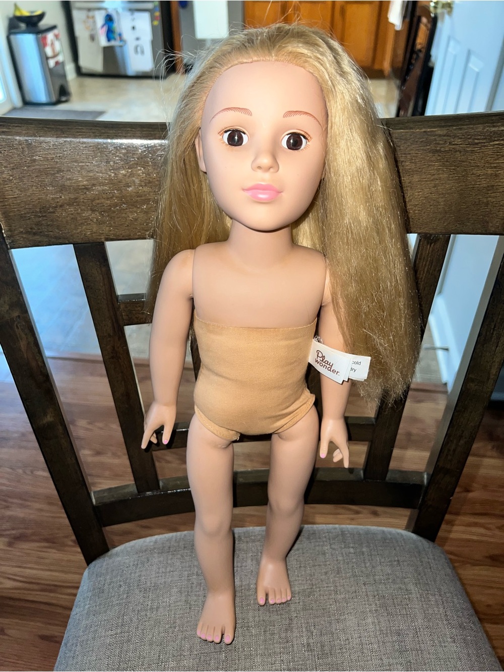 Blonde Hair 18” Doll by Play Wonder